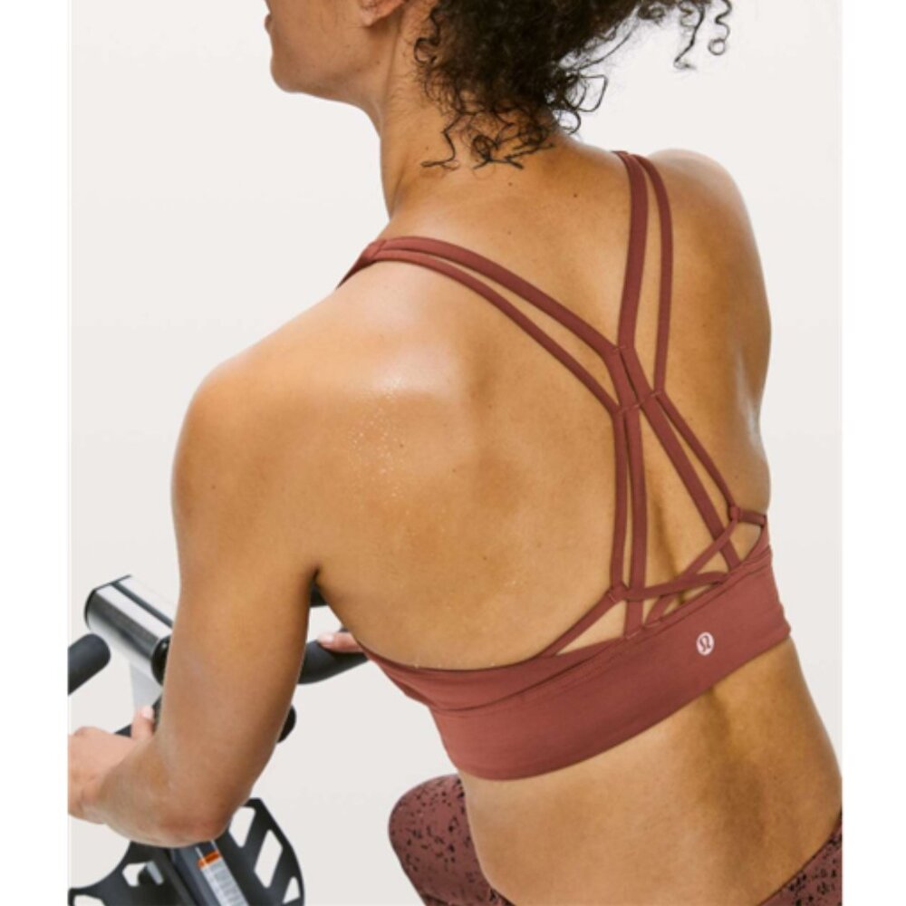 Lululemon Ride & Reflect Bra *lululemon X SoulCycle *Adobe Dust